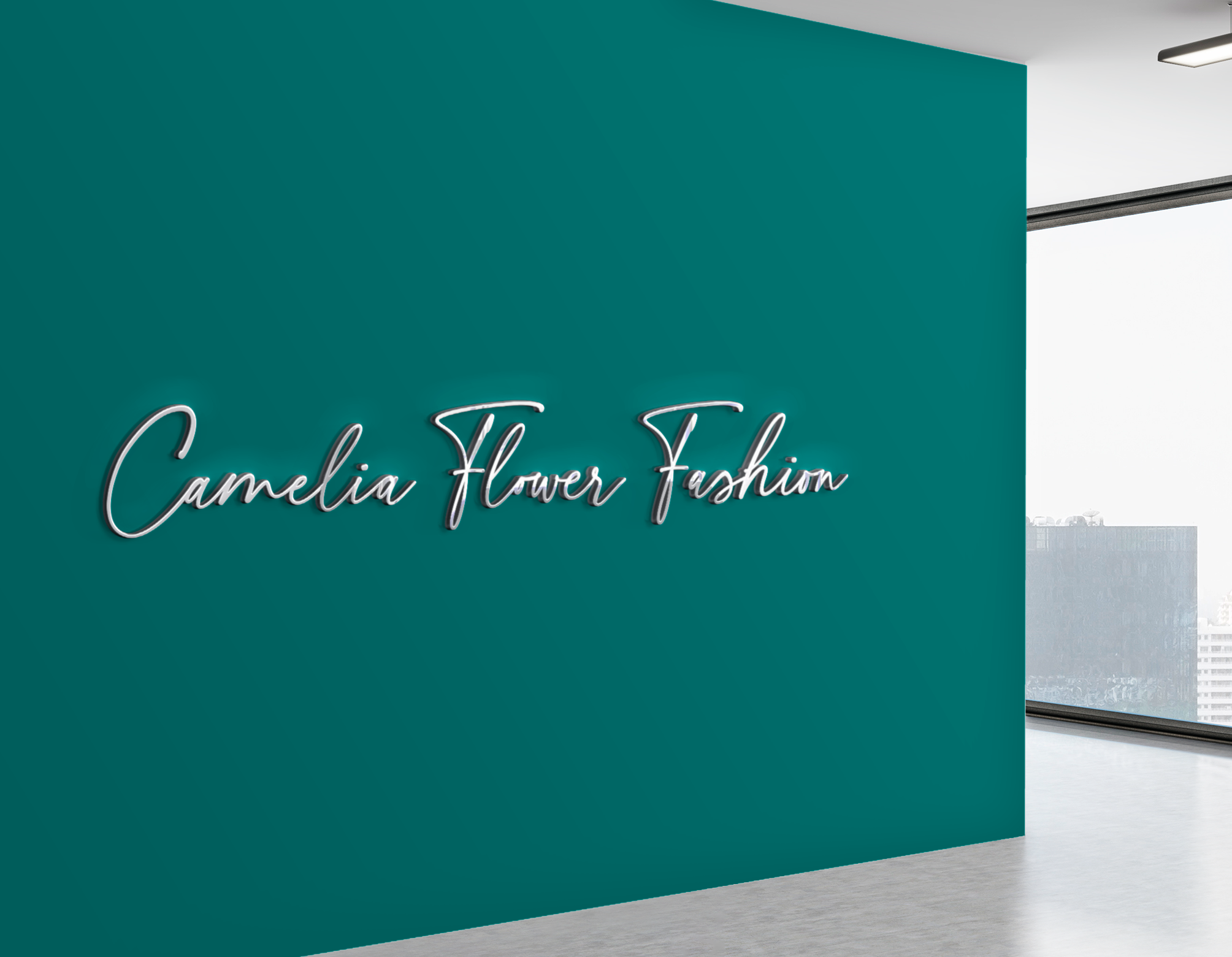 Camelia Flower Fashion Branding